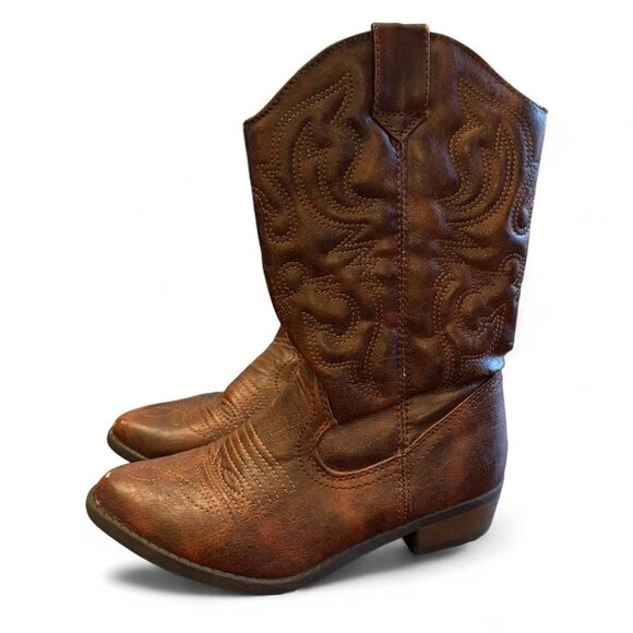 Womens Steve Madden Cowgirl Boots SZ 4.5 - Picture 1 of 4